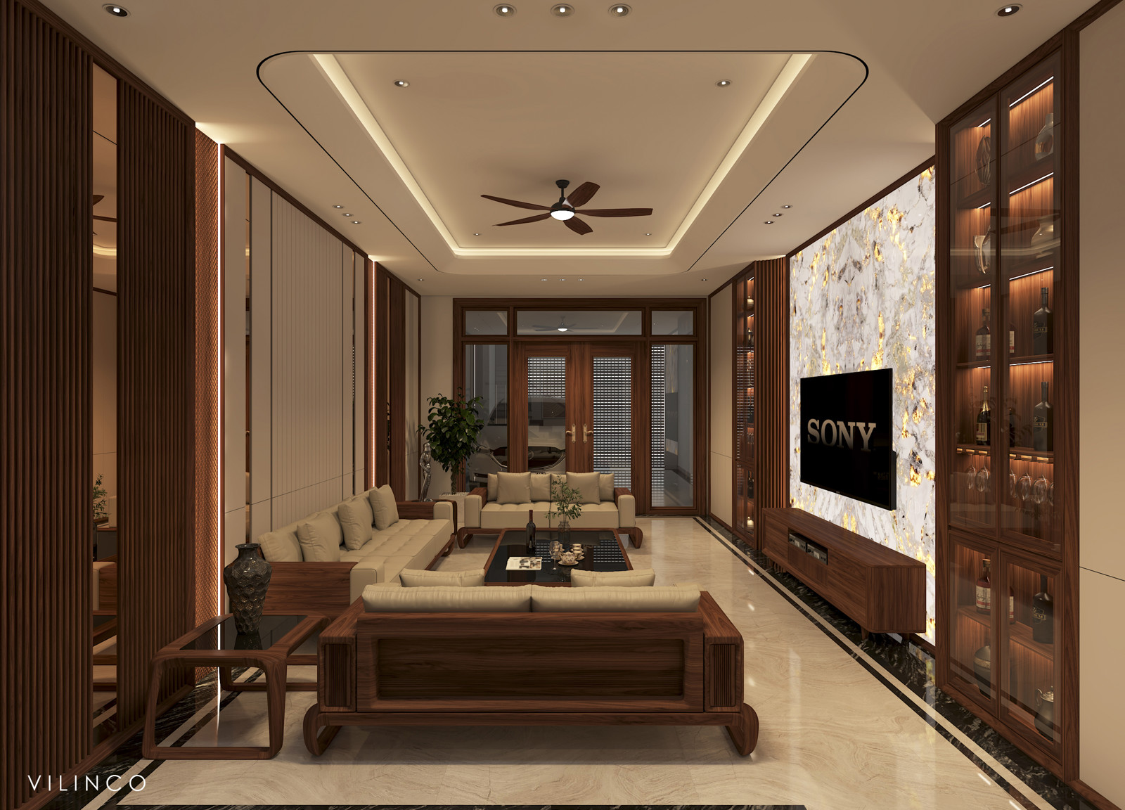 NỘI THẤT CÔNG TRÌNH ANH TIẾN - PHƯỜNG BẮC GIANG